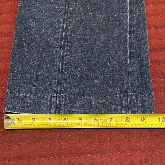 Haggar Whimsical and Fun Embroidered Butterfly 🦋 Blue Jeans Size 14 - Picture 9 of 9